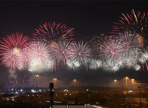 兰考县焰火晚会